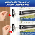 RV Screen Door Closer with Adjustable Tension, Aluminum RV Door Closer Kit - Image 6