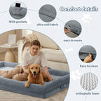 WNPETHOME Human Dog Bed for Adult, Washable Dog Couch - Image 3
