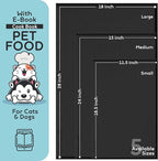 Dog Food Mat - 28x18 Raised Edges Dogs Mat - Image 2