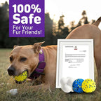 3.9'' Dog Balls Tennis Ball for Aggressive Chewers, Atom Teething Balls Dog - Image 8