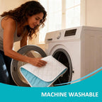 KANECH Bed Pads Washable Waterproof, Heavy Absorbency Reusable Incontinence Bed - Image 3