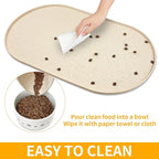 KPWACD Pet Feeding Mat for Dogs and Cats, Silicone Dog Placemat Non-Slip - Image 5