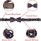 Valentines' Black Dog Collar - Image 3