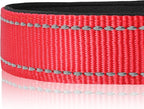 Joytale Reflective Dog Collar, Soft Neoprene Padded, Metal D-Ring, Nylon Pet - Image 4