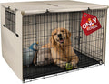 Explore Land 54 inches Dog Crate Cover Heavy Duty Polyester Pet Kennel Sunshade by ExploreLand