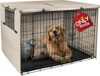 Explore Land 42 inches Dog Crate Cover Heavy Duty Polyester Pet Kennel Sunshade by ExploreLand