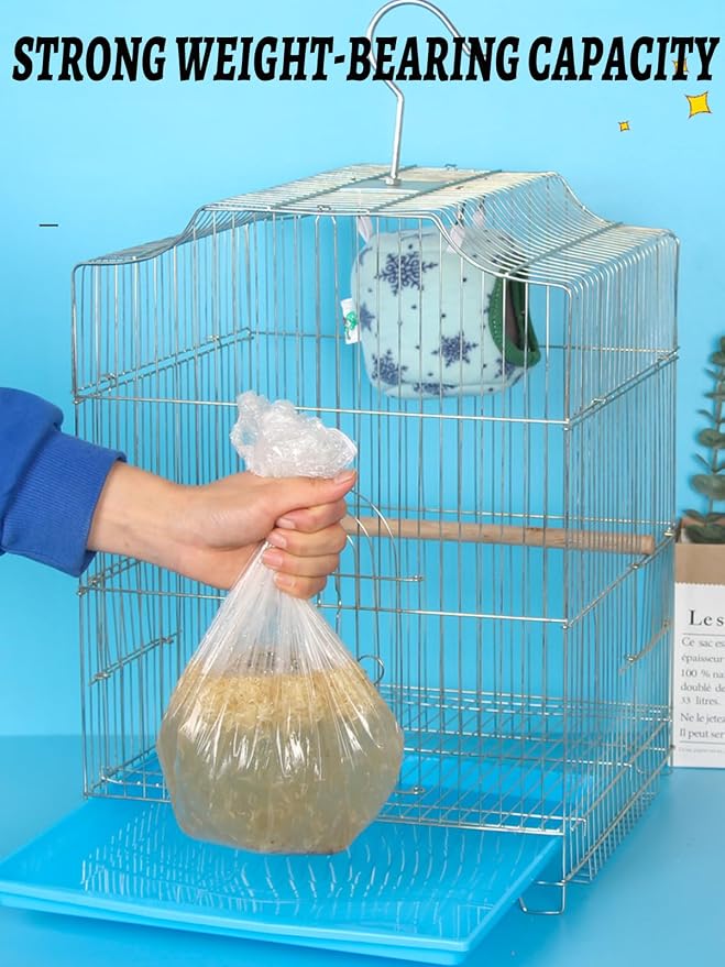 Disposable Bird Cage Liners Clear Plastic Parakeet Cage Liner Bag - Image 7