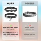 Leather Cat Collars for Boy Girl Cats - Image 5