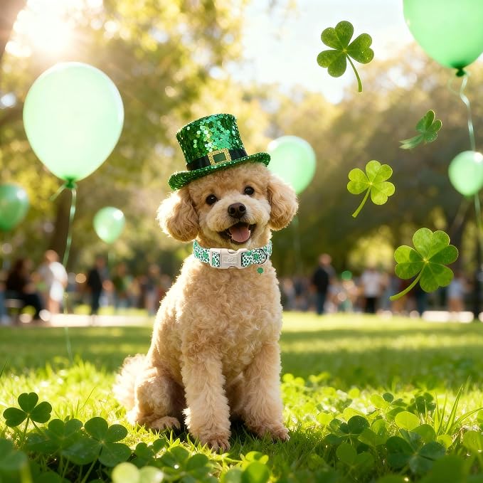 St Patricks Day Dog Collar for Giant Large Dogs - Image 3