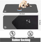 Large Pet Feeding Mat, Absorbent Quick Dry Dog Mat - Image 4