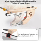 AMOSIJOY Cat Sill Window Perch Sturdy Hammock Seat - Image 5