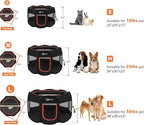 Black Dog Cat Playpen, Puppy Pet Playpen Indoor - Image 7