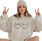 Custom Dog Mom Shirt for Women Pet Ears Sweatshirt - Image 3