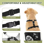 SlowTon Dog Seat Belt Harness for Car, Dog Car Harness Adjustable Mesh - Image 7