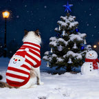 Cat Dog Christmas Sweater Pet Winter Warm Coat Pajamas Small Dog Sweaters - Image 2