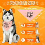 Big Sister&Baby Security in Training Dog Bandana, Dog Bandanas - Image 3