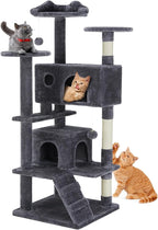 Sweetcrispy 54 Inch Cat Tree Tower, Indoor Cat Condo by Sweetcrispy