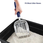WePet Cat Litter Scoop, Aluminum Alloy Sifter, Kitty Metal Scooper, Deep Shovel - Image 5