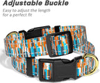 Reflective Dog Collar for Small Dogs, Cute Boho Adjustable Heavy-Duty Nylon - Image 6