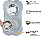 Hubulk Pet Dog Bowls 2 Stainless Steel - Image 2