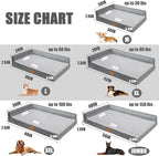 Patas Lague Orthopedic Dog Bed Medium Size Dog 30''X20'', Waterproof L Bolster - Image 5