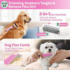 Bath Grooming Kit for Pets, Dog and Cat Grooming Supplies, Dematting Comb for - Image 3