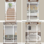 Fairy Baby 51.18" Extra Tall Pet Gate - Image 8