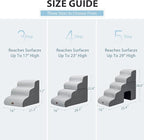Dog Stairs for High Beds, 4-Step Dog Steps for Small Dogs and Cats, Foldable - Image 7