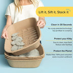 Kitty Sift Disposable Sifting Cat Litter Box Large, Durable and Portable - Image 10