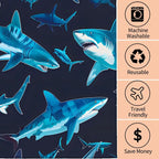Cute Shark Hand Towels - Image 3