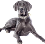 Reflective Dog Collar for Large Dogs, Cute Leopard Style Adjustable Heavy-Duty - Image 2