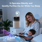 AIRROMI HEPA Air Purifier for Bedroom&Home, Pet Air Purifier for Home Pets - Image 6