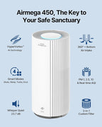 COWAY Air Purifier for Large Room Whole Home Up to 3, 285 ft², HEPA Filter for - Image 2