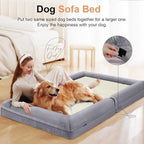 Large Dog Bed Orthopedic Washable: Jumbo Dog Bed Bolster Extra Large Dogs Egg - Image 3