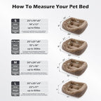 INVENHO Small Dog Bed Orthopedic Warming Soft Calming Sleeping Durable - Image 5