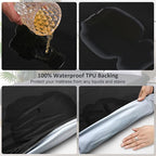 Waterproof Mattress Protector Queen, Fitted Sheet Style Breathable Mattress - Image 3
