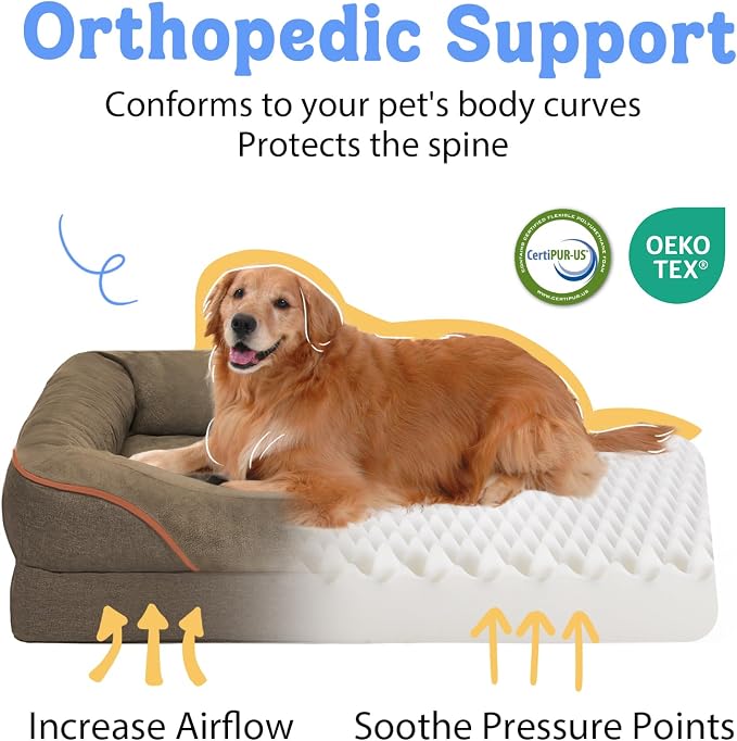 Orthopedic XL Large Dog Bed - Image 2