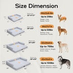 Large Dog Bed Waterproof Orthopedic Foam Dog Beds - Image 3