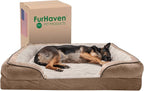 Furhaven Memory Foam Dog Bed for Large Dogs w/ Removable Bolsters & Washable by FurHaven