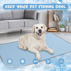 Summer Dog Cooling Mat Washable Ice Silk Self Cool Pad - Image 2