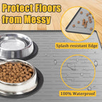 51.2"x25.6" Largest Dog Food Mat, XXXXL Silicone Dog and Cat Mat - Image 5