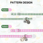Lionet Paws 2pcs Pack Cotton Cat Collar, Breakaway Buckle - Image 2