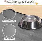 Largest Dog Food Mat, 39.5"x29.5" Silicone Dog and Cat Mat - Image 6