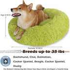 Calming Dog Bed for Medium Dogs Washable Donut 30 inches Anti-Slip Pet Bed - Image 4