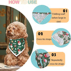 Christmas Dog Bandanas, Reflective Dog Bandana - Image 6