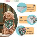 Christmas Dog Bandanas Santa Claus Dogs Scarf - Image 6