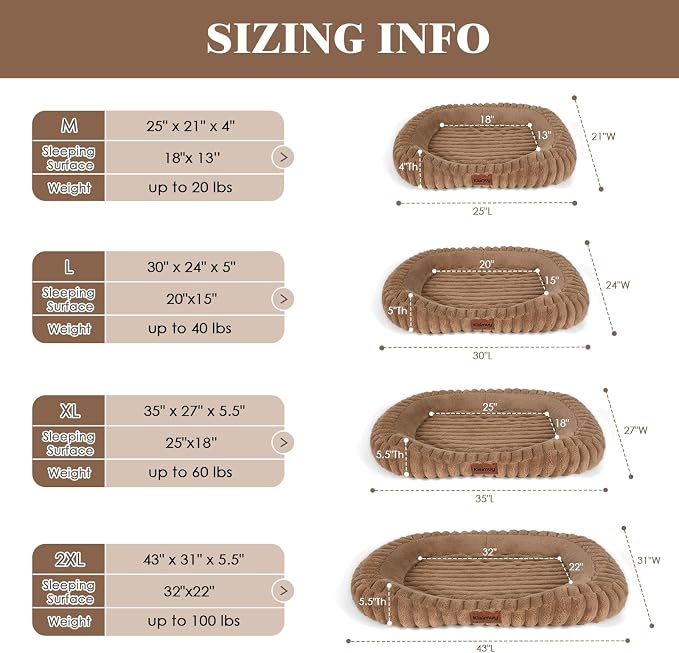 Cute Washable Dog Bed for Small Dogs -Soft Plush Calming Puppy & Cat Bed - Image 5