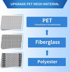 Magnetic Screen Door Left Right Side Opening Upgraded PET Mesh Greater Than - Image 3
