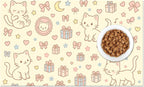 Cute Cat Pet Feeding Mat Adorable Kitten Food Placemat - Image 8