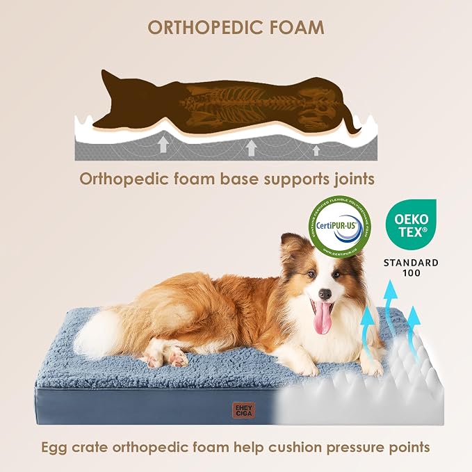 EHEYCIGA Orthopedic Dog Beds for Large Dogs - Image 4